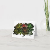 Carte De Remerciements Formules dans l'espace mathématique (Dos)