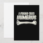 Carte De Remerciements Found This Humerus Surgeon Surgery Medical Doctor (Devant / Derrière)