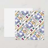Carte De Remerciements Fournitures et outils de couture modernes Motif (Devant / Derrière)