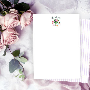 Carte De Remerciements FRAÎCHEMENT SORTI DU MARCHÉ Douce Mariage sur mesu