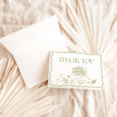 Carte de Remerciements Fraîchement Sortie du March