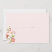 Carte De Remerciements Fraise | Shower de mariage estival (Dos)