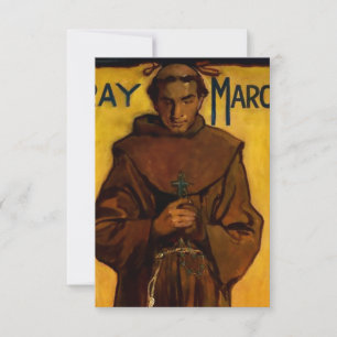 Carte De Remerciements «Fray Marcos» Art occidental par Gerald Cassidy