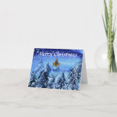 Carte De Remerciements Freemason Masonic Carré et Compass Noël (Devant)