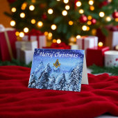 Carte De Remerciements Freemason Masonic Carré et Compass Noël