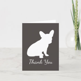 Carte De Remerciements French Bulldog Theme Party - Baby shower neutre