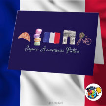 French Joyeux Anniversaire Paris, Joyeux