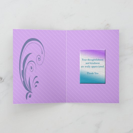 Carte De Remerciements frère Merci, aux élégants rectangles (Intérieur)