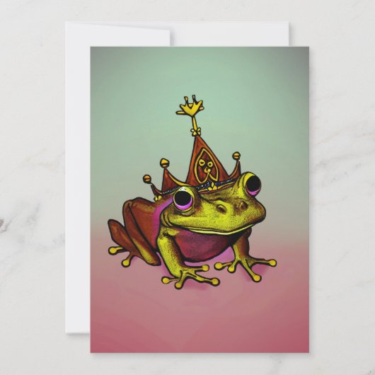 Carte De Remerciements Froggy (Devant)