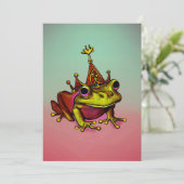 Carte De Remerciements Froggy (Debout devant)