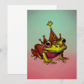Carte De Remerciements Froggy (Devant / Derrière)