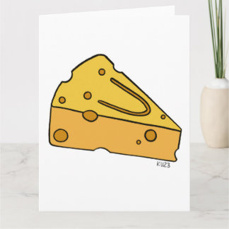 Carte De Remerciements Fromage Mignon Rieur
