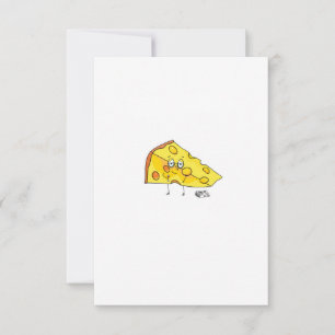 Carte De Remerciements Fromage personnalisé. Mûr. anniversaire