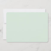 Carte De Remerciements Frosty À feuillage persistant Noël Nature Photo (Dos)