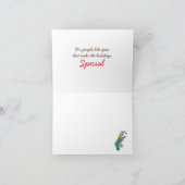 Carte De Remerciements Fun Christmas Print ThankYou Notes (Intérieur)