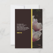 Carte de remerciements funèbre (Dos)