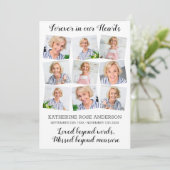 Carte De Remerciements Funérailles commémoratives de conservation de coll (Debout devant)