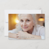 Carte De Remerciements Funérailles de la colombe 3,5 po x 5 po (Dos)