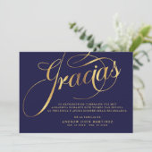 Carte De Remerciements Funérailles de la marine espagnole et de la callig (Debout devant)