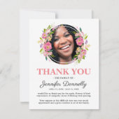 Carte De Remerciements Funérailles fillette photo (Devant)