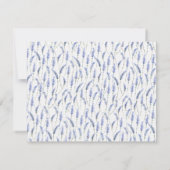 Carte De Remerciements Funérailles Mémorial Moderne Fleurs Florales Chic  (Dos)