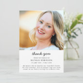 Carte De Remerciements Funérailles modernes | Célébration de la vie minim (Debout devant)