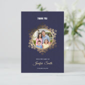 Carte de remerciements funéraire (Debout devant)