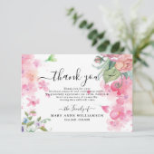 Carte de remerciements funéraire (Debout devant)