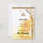 Carte de remerciements funéraire (Devant)