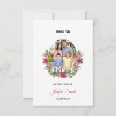 Carte de remerciements funéraire (Devant)