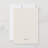 Carte de remerciements funéraire (Dos)