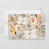 Carte de remerciements funéraire aquarelle | Carte (Dos)