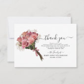 Carte de remerciements funéraire budgétaire (Devant)