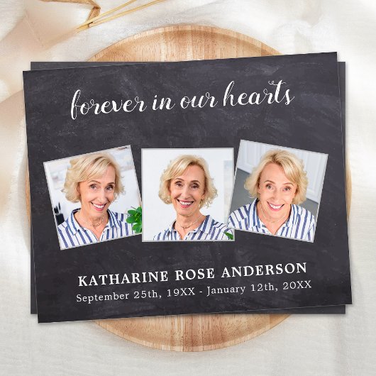 Carte de remerciements funéraire budgétaire Sympat