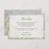 Carte de remerciements funéraire commémoratif de F (Devant / Derrière)