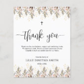 Carte de remerciements funéraire commémorative du  (Devant)