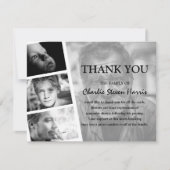 Carte de remerciements funéraire de collection pho (Devant)