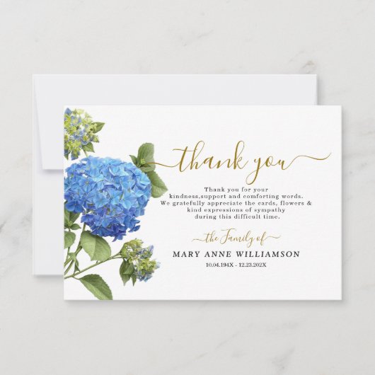 Carte de remerciements funéraire de la Botanique B (Devant)