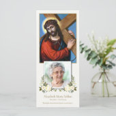 Carte de remerciements funéraire de la Croix de Jé (Debout devant)