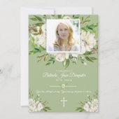 Carte de remerciements funéraire de la Croix Rose  (Devant)