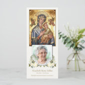 Carte de remerciements funéraire de Notre-Dame (Debout devant)