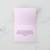 Carte de remerciements funéraire de Peony (Intérieur)