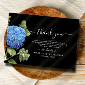 Carte de remerciements funéraire de script