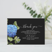 Carte de remerciements funéraire de script (Debout devant)