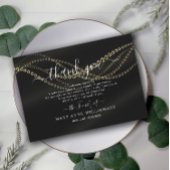 Carte de remerciements funéraire de script budgéta