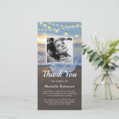 Carte de remerciements funéraire de Sympathy Océan (Debout devant)