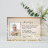 Carte de remerciements funéraire du pré | Merci co (Debout devant)