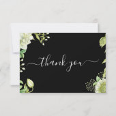 Carte de remerciements funéraire du script de verd (Dos)