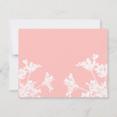 Carte de remerciements funéraire Fleur sauvage bla (Dos)