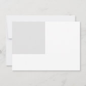 Carte de remerciements funéraire floral (Dos)